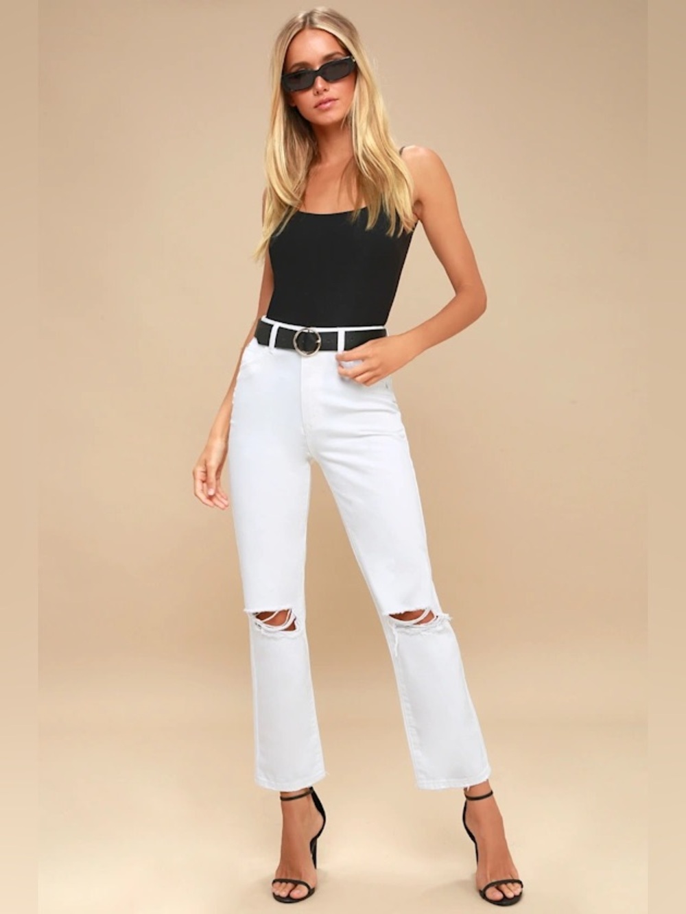 ROLLA'S Original Straight in Layla White Size 26